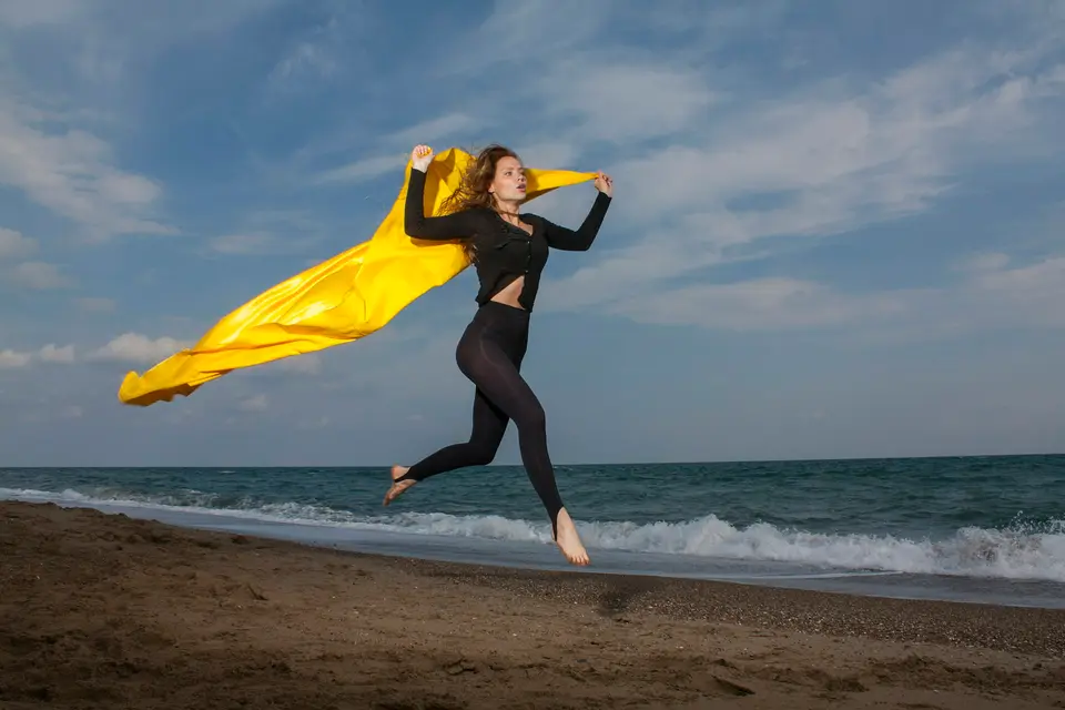 Flying dress photoshoot — 3